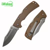 Back Lock Folding Pocket Knife w/G10 Handle for outdoor camping, diving, fishing and EDC