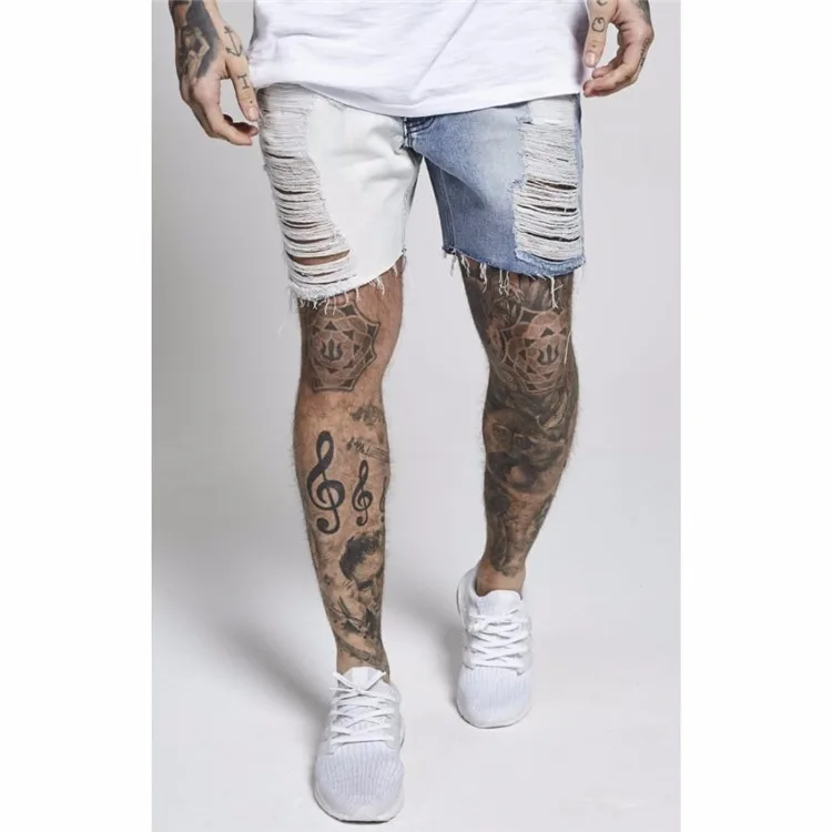 denim booty shorts men