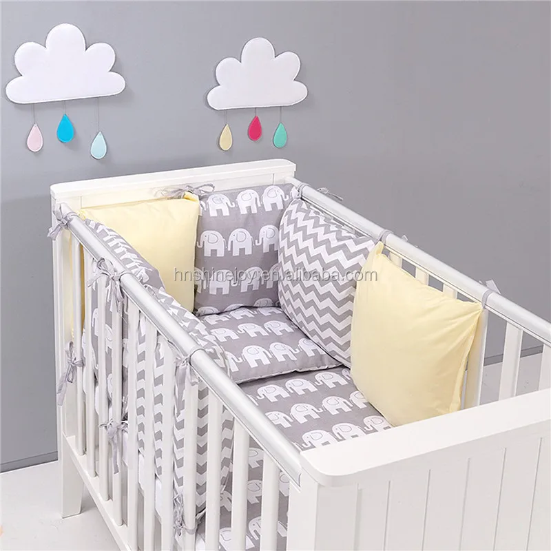 Health And Safety Nursery Bedding Set Baby Crib Padded Cot Bed