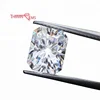 High quality hand made white moissanite stones rectangle loose moissanite