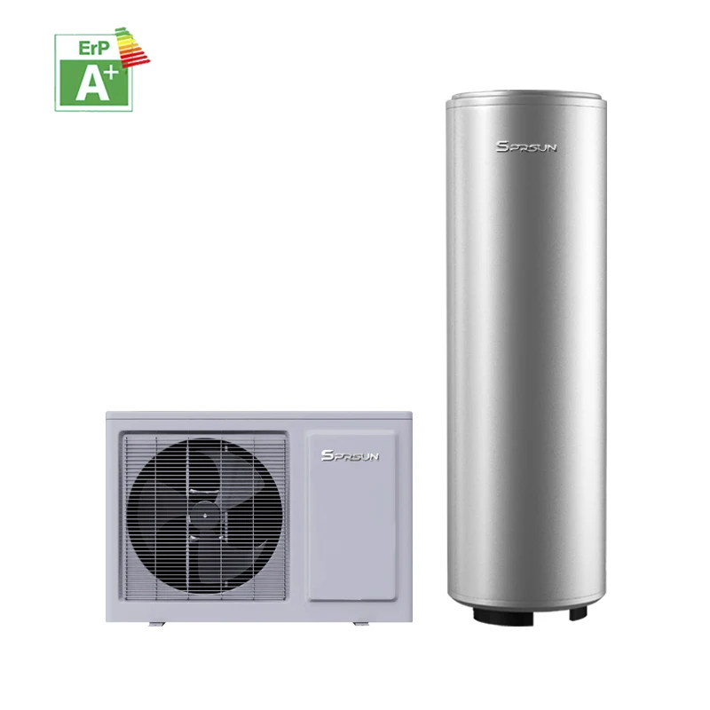 8kw heat pump air to water home heating with built - in water