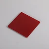 6 Rectangle Red Clear Acrylic Coasters & 6 Placemats