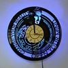 Wholesale Super Dr. Vinyl Record Wall Clock Night Light Decoration Creative Wall Clock With LED Lights