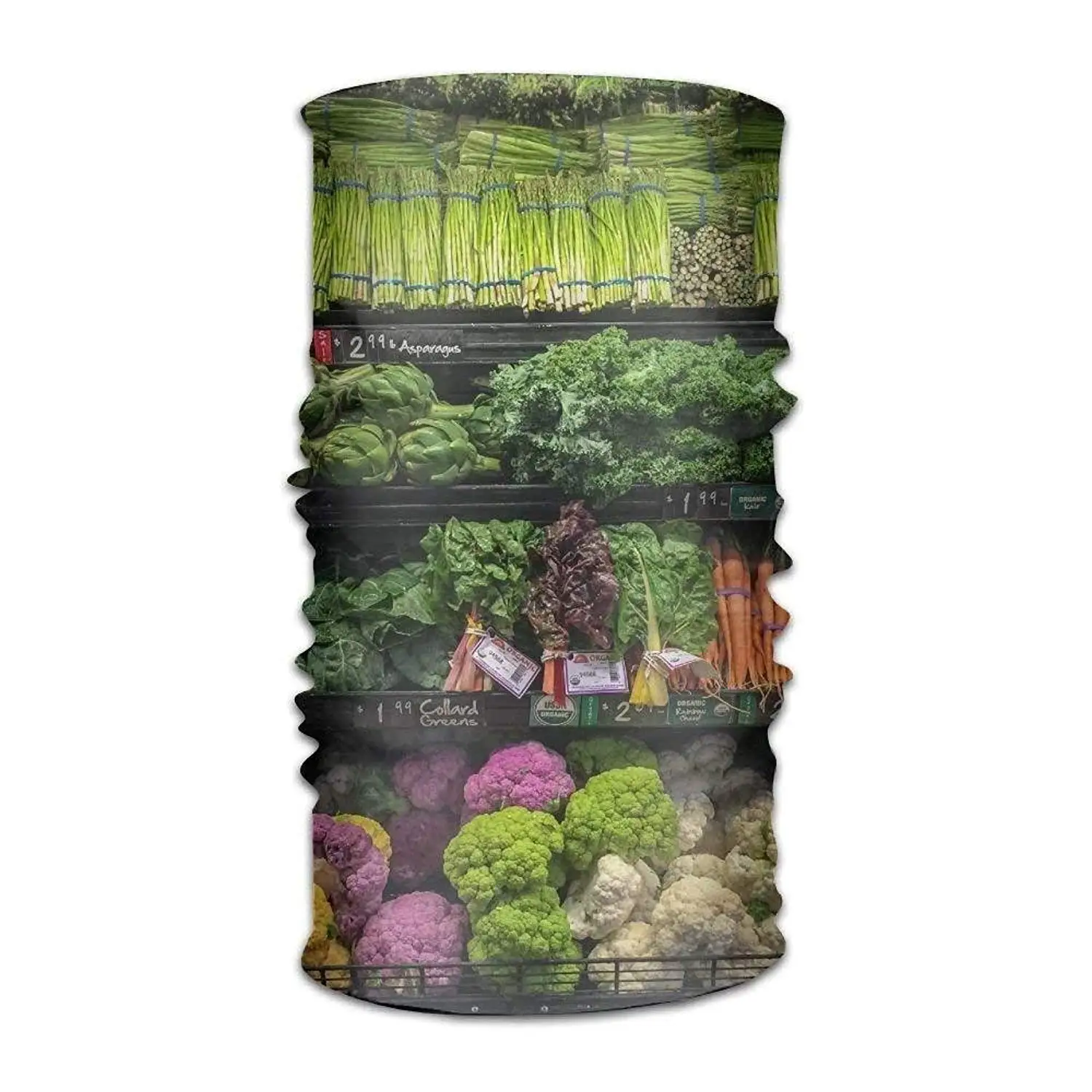 Vegetable Supermarket Unisex Fashion Quick-drying Microfiber Headdress Outdoor Magic Scarf Neck Neck Scarf Hooded Scarf Super Soft Handle