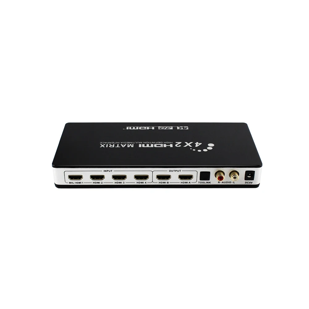 4x8 Hdmi Matrix Switch Splitter Audio Video Converter With Ir Remote Support 3d 1080p 4k Edid For Ps3 Dvr Cctv Buy Hdmi Matrix 4x8 Hdm Product On Alibaba Com