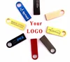 Free logo printing color metallic 2.0 4gb 8gb pendrive customized logo brand 3.0 16gb 32gb 64gb key usb flash drive for gifts