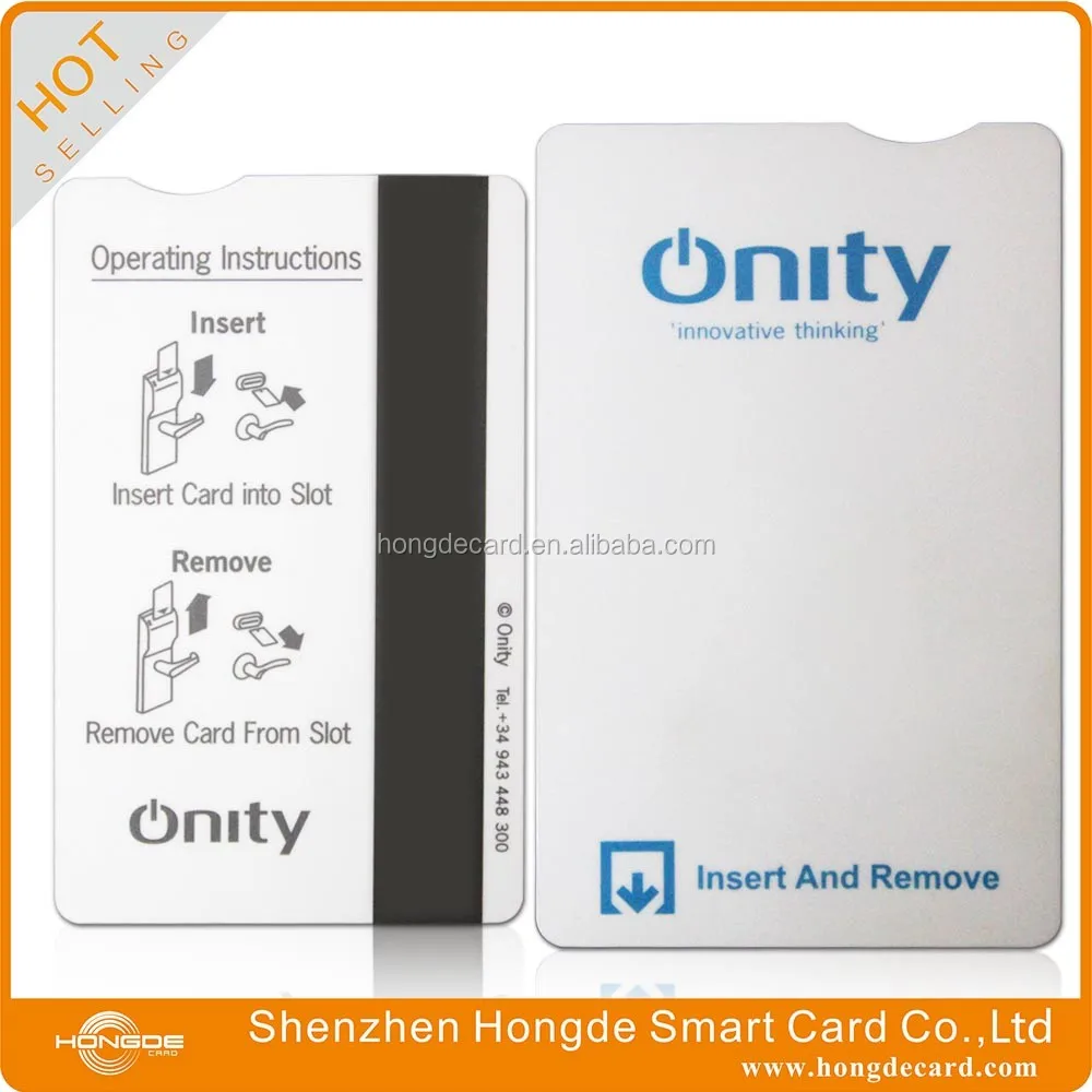 hotel magnetic key card Onity Key Card