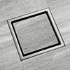 HIDEEP Bathroom Accessories 304 Stainless Steel Square Hidden floor drain