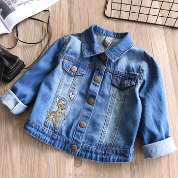 baby girl jean jacket with fur
