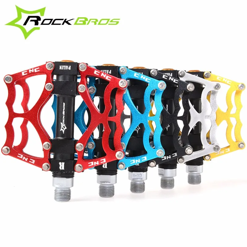 RockBros Mountain Bike peak Pedals MTB Flat Bicycle Cycling Sealed Bearing Pedals 9/16, OEM accepted