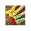 Hot sales calcetines para mujer low cut cotton The simpsons pattern cartoon ankle funny socks women
