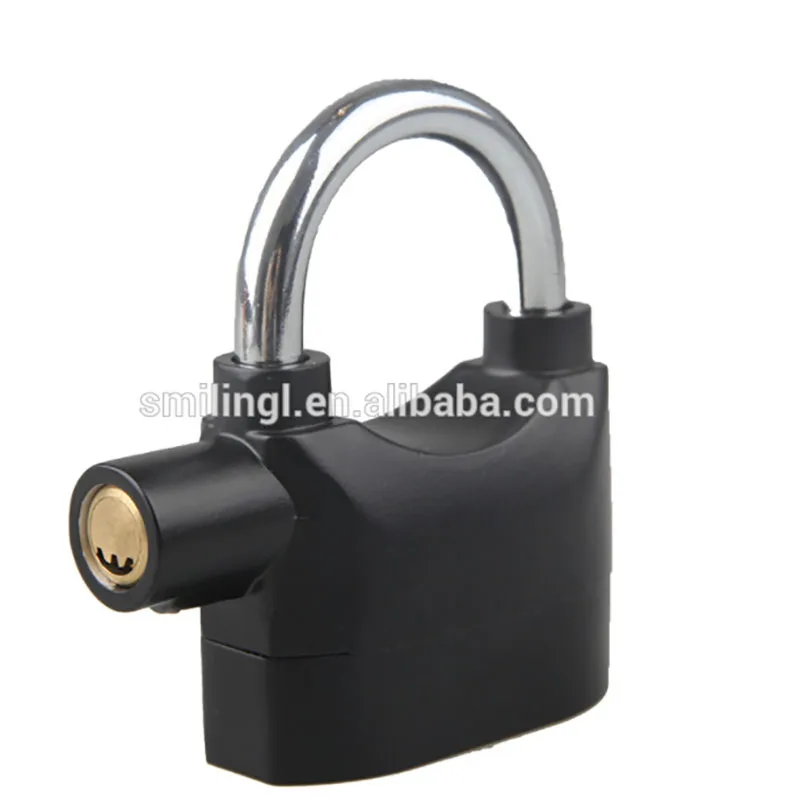 110db Siren Alarm Lock Security Anti-Theft Padlock For Door Motor Bike Bicycle