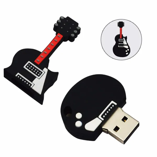 Customized usb disk Musical Instruments Special Shape PVC Cartoon Pen Drive from China - ANKUX.COM