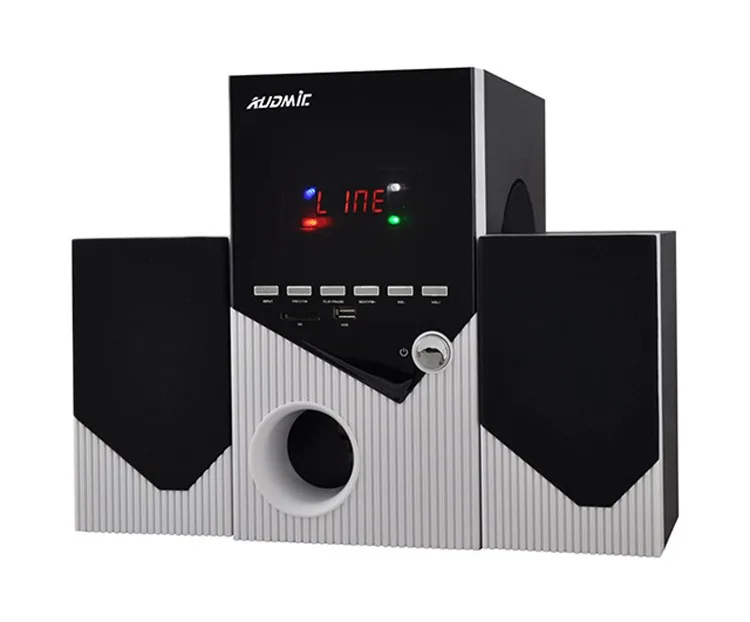 Subwoofer 2.1 bluetooth wireless speaker, home theater speaker system with USB/SD/FM/LED Display/Remote Control - ANKUX.COM