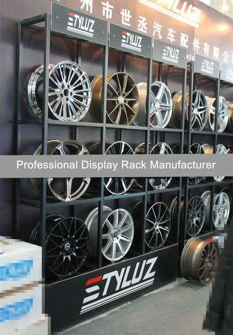 Tradeshow Exhibition Display Storage Rack Shelf Custom Wheel Display