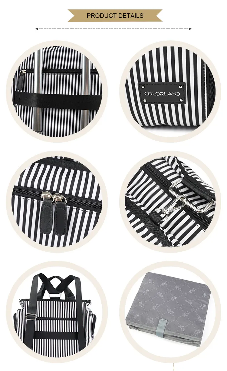 New Design Baby Diaper Bags Multifunctional Messenger Bags