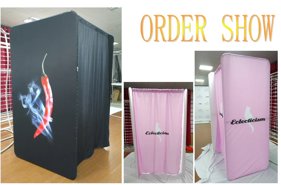 Fashion Shop Custom Foldable Portable Pop Up Changing Room Fitting Room