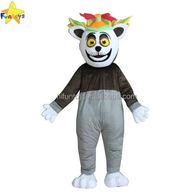 Funtoys adult mascot madagascar king julian costume| Alibaba.com
