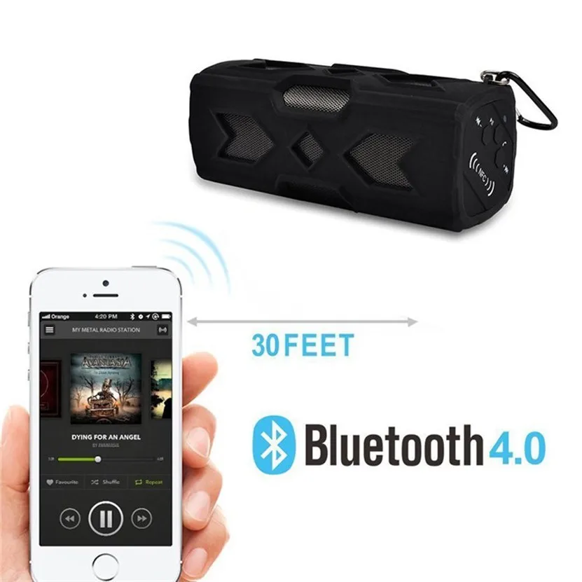 PSTTL 390L Outdoor Sport Waterproof Wireless Bluetooth Speaker Stereo Sound For Travelling - ANKUX.COM