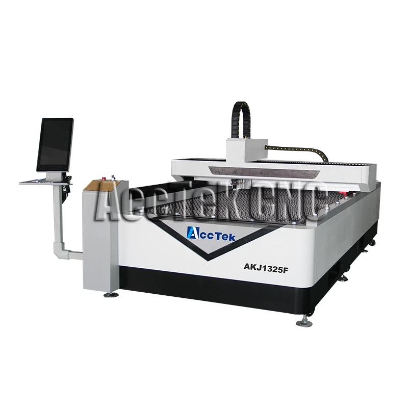 Jinan Acctek fiber laser cutter metal laser cutting cnc machine AKJ1325F