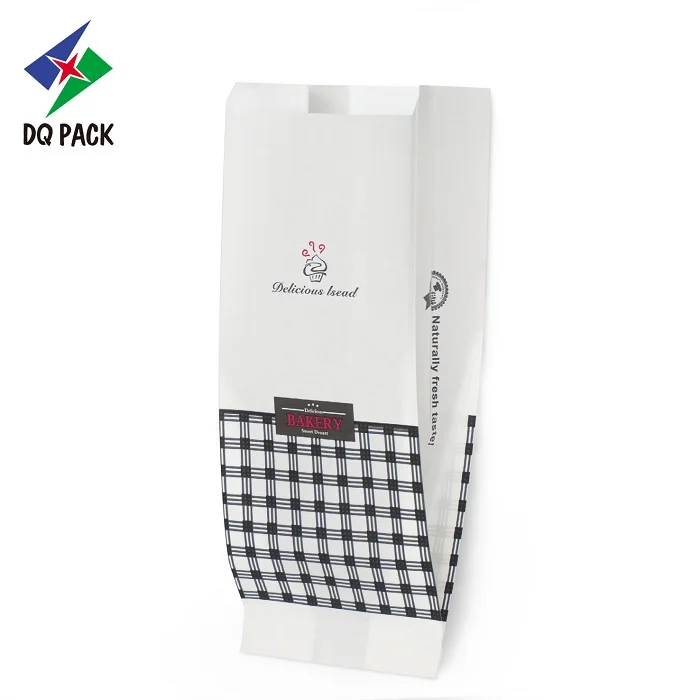 Flexible packaging bottom Sealing Pouches Side Gusset  Packaging Bags bread packaging bag food pouch