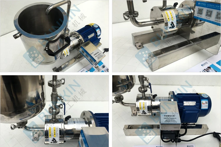 Stainless Steel In-line Lab High Shear Emulsion Pump/stainless Steel ...