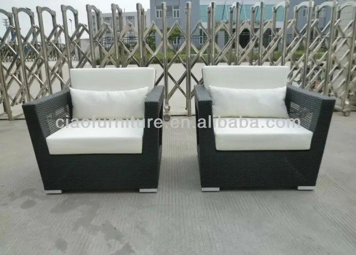 4 Piece Garden Sofa Black Rattan Furniture Buy Black Rattan Sofa