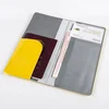 Fashion Multifunctional Long Type Vinyl PVC Passport Holder For Travel
