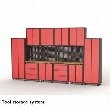 Modular Combination Metal Storage Tool Cabinets Stainless Steel