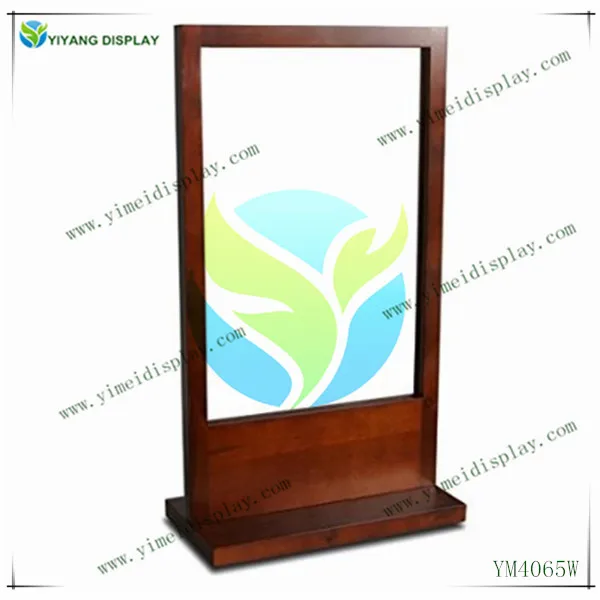 Ym4065w Countertop Retail Wooden Sign Holder Buy Wood Sign