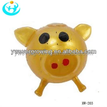 gold pig toy