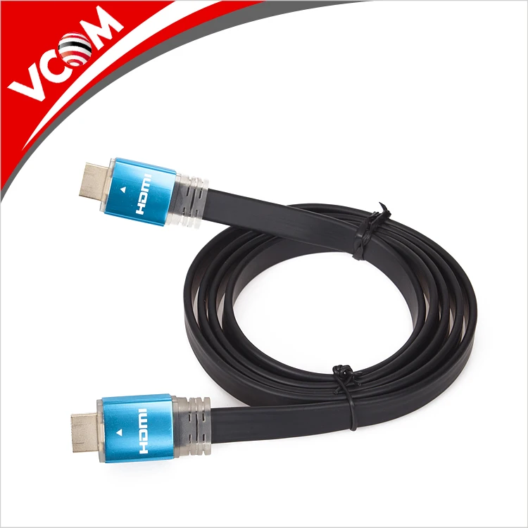 High Speed 5m 10m Support 2160p 3d Gold Plated 6ft 4k Bulk Flat Hdmi Cable 1.4 With Led Buy