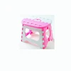 Hot Sale Plastic Folding Stool 6 Type Thicken Chair Portable Home Furniture Child Convenient Dinner Stools Light Blue