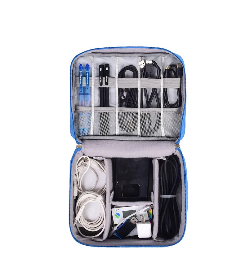 New multi-function travel digital storage organizer bag for data cable hard disk power bank