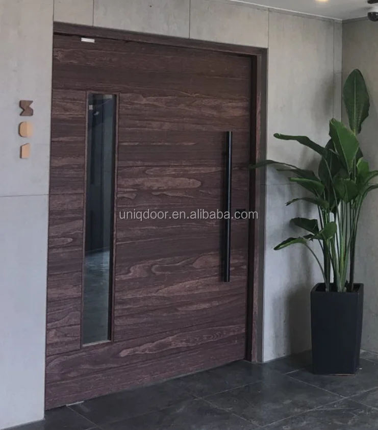 Interior Uv Painted Panel Pivot Wood Door With Glass For Office Buy Pivot Door Water Proof Panel Door Uv Painted Panel Door Product On Alibaba Com