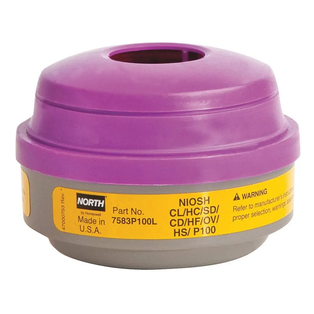 Cartridge for North Full-Face and Half-Mask Respirators, P100 filter