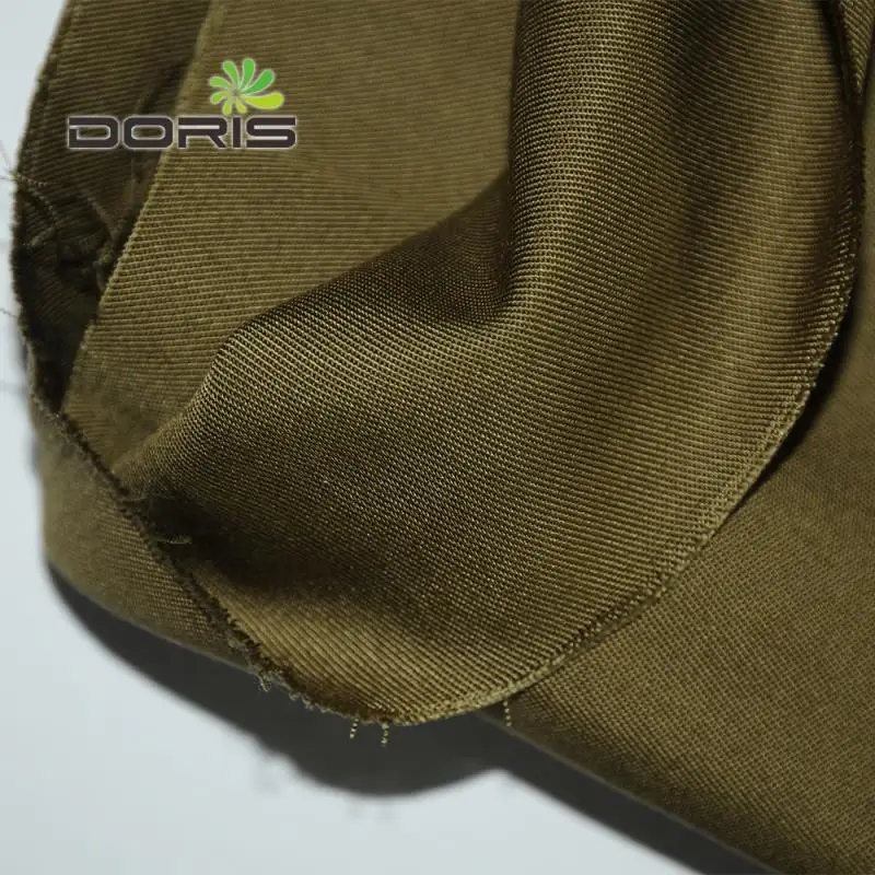 100 Tencel Lyocell Fabric Wholesale Twill Dyed Fabric Army Green Soft