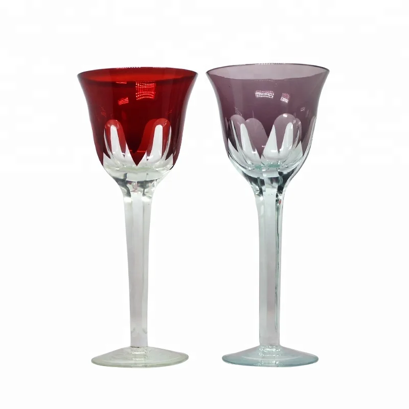 unique colorful drinking glasses