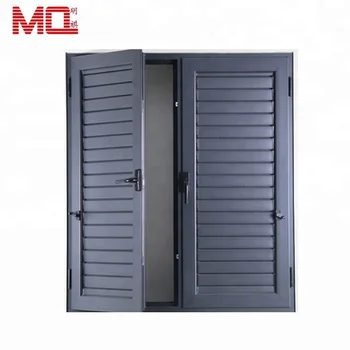 Aluminum Louver Door Swing Up And Down