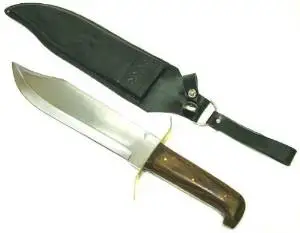 15in Bowie Hunting Knife with Hardwood Handle Hunting Bowie Knife cold Steel Bowie Knife Bowie Hunter Knife
