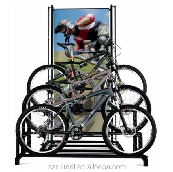 Customized Adjustable Free Standing Bicycle Display Rack - Buy Bicycle ...