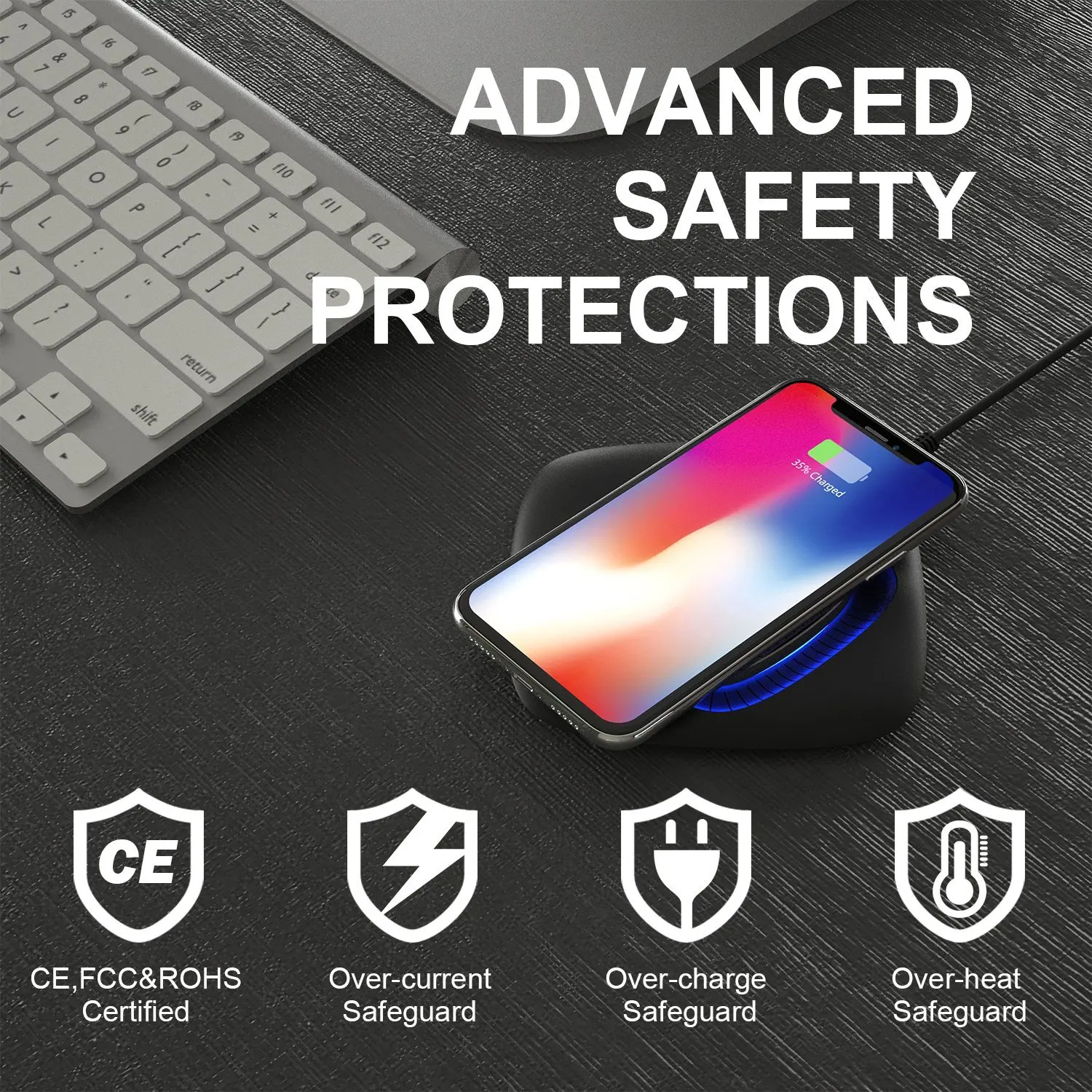 7.5W wireless fast charger base, qi certifed fast wireless charger.jpg