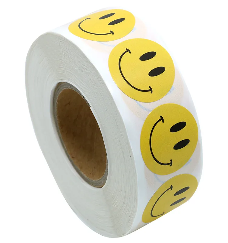 Hybsk (Tm) Gelb Smiley Gesicht Glückliche Aufkleber 1 "Zoll Runde Kreis  Lehrer Etiketten 1,000 Insgesamt (1 Pack) - Buy Schnelle Lieferung Diy  Dekorationen Aufkleber Papier Aufkleber Product On Alibaba.com