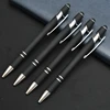 Aluminum ballpoint pen with stylus matt finish pens with custom logo metal ballpen