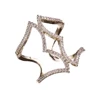 New mould simple design brass copper jewelry gold plated women finger ring