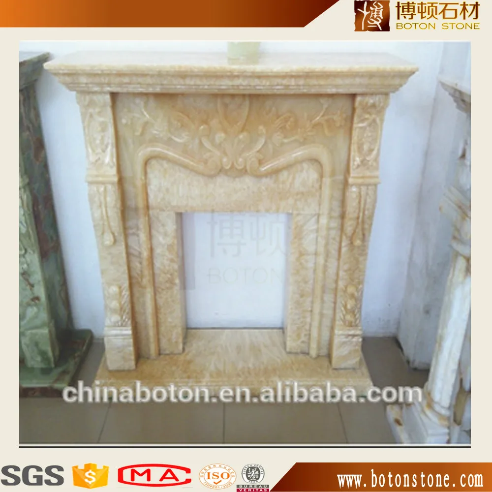 Hot Style Natural Marble Chimney Piece Granite Fireplace Mantel