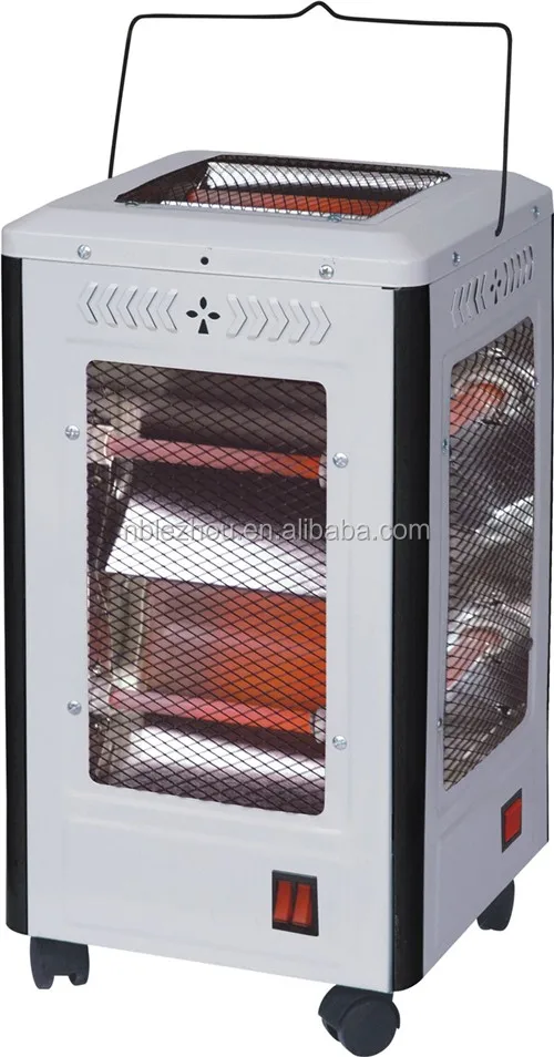 2000w Electric Quartz Room Heater With Five Face And Castor And Handle