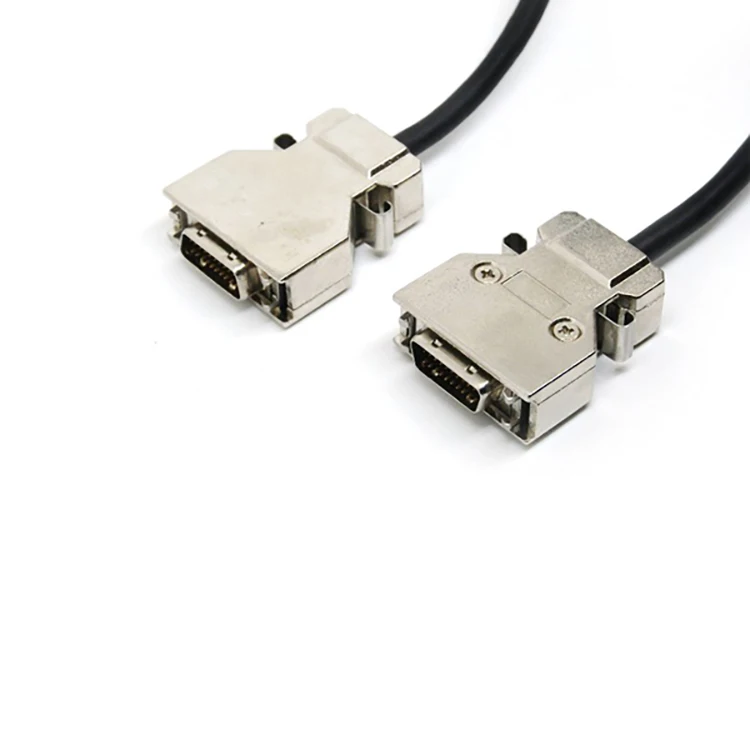 cable-scsi-blindado-con-tornillo-28awg-hd-20-pin-macho-a-db20-macho-buy-db-cable-de-20-pines