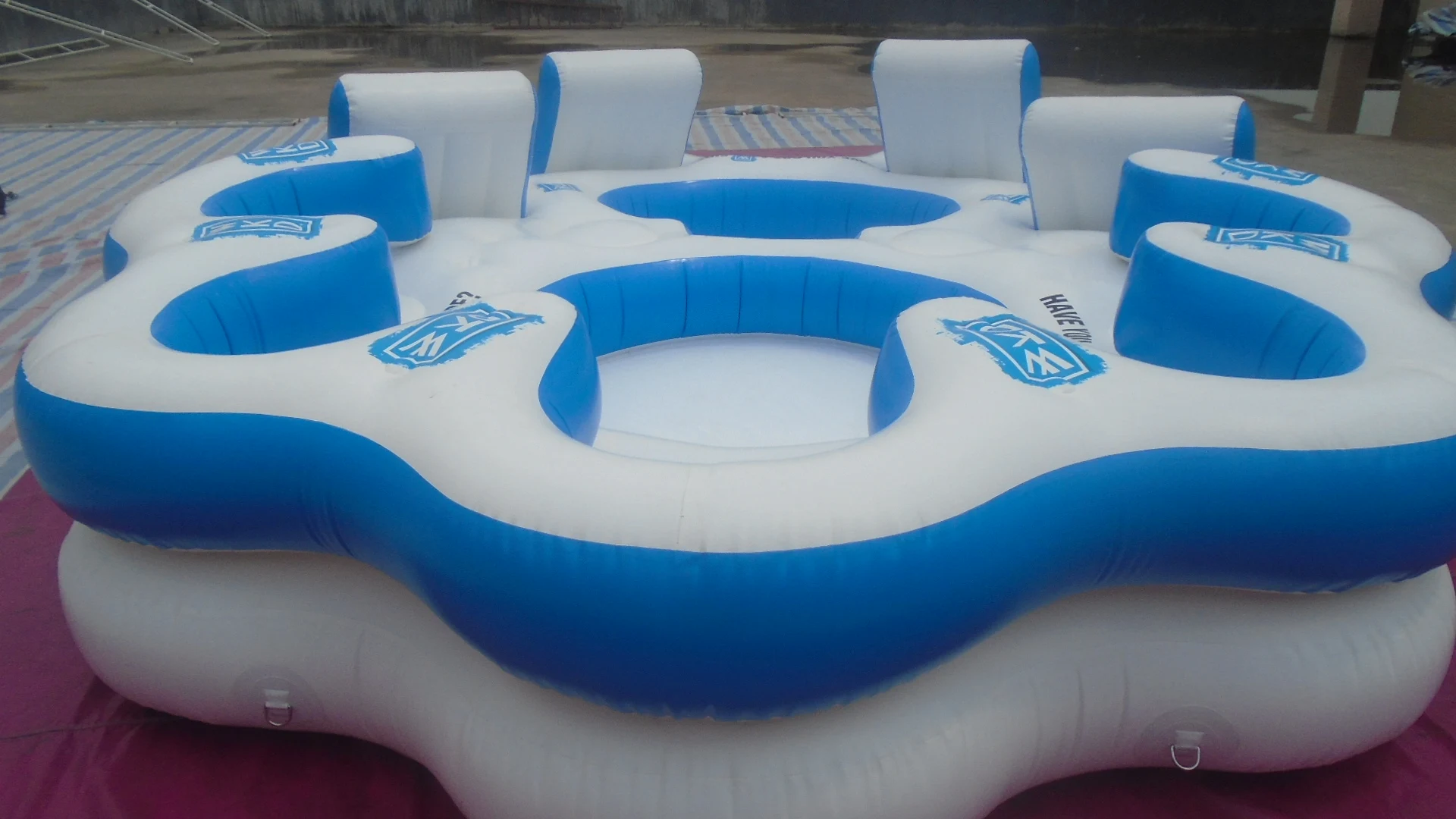 inflatable water floating bed