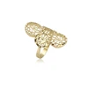 14924 Xuping ring women, simple gold plated finger ring without diamond